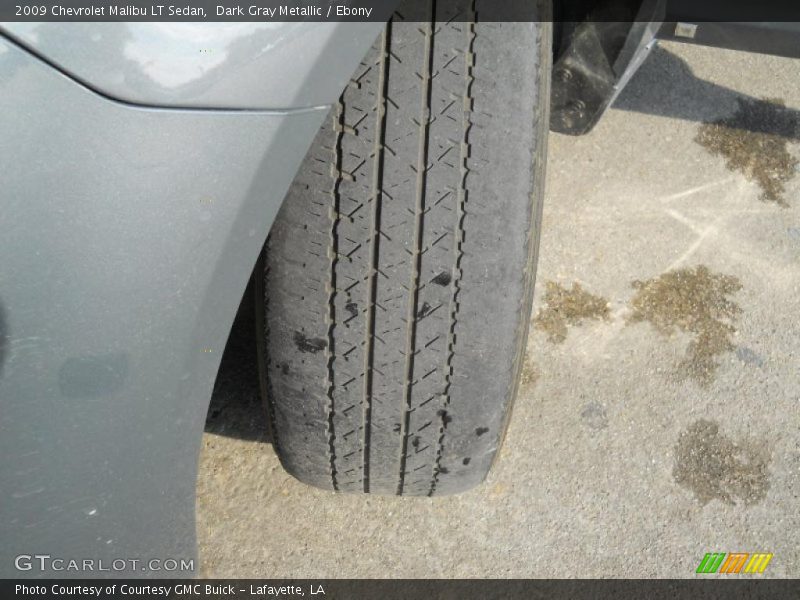 Dark Gray Metallic / Ebony 2009 Chevrolet Malibu LT Sedan