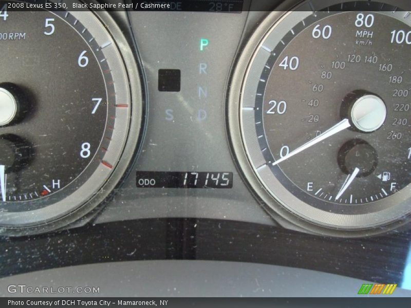 Black Sapphire Pearl / Cashmere 2008 Lexus ES 350