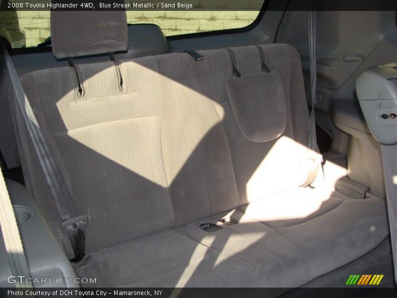 Blue Streak Metallic / Sand Beige 2008 Toyota Highlander 4WD