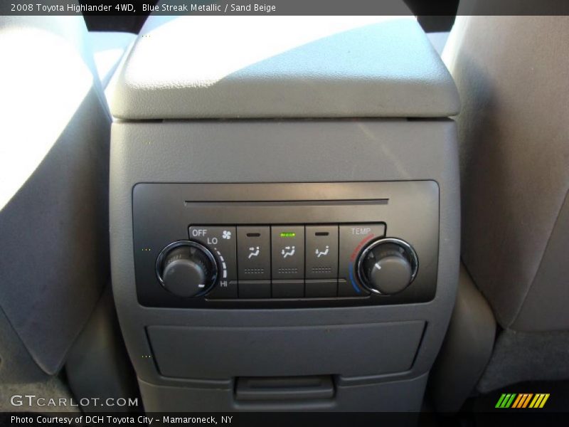 Blue Streak Metallic / Sand Beige 2008 Toyota Highlander 4WD