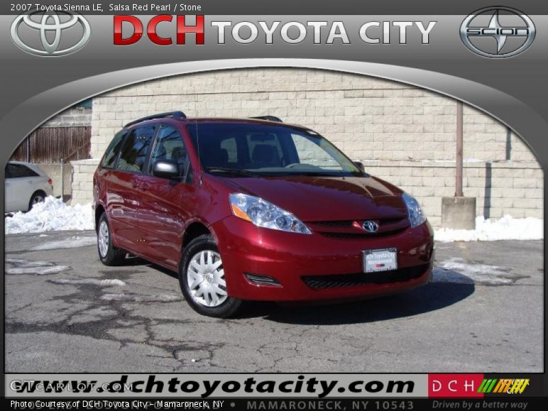 Salsa Red Pearl / Stone 2007 Toyota Sienna LE