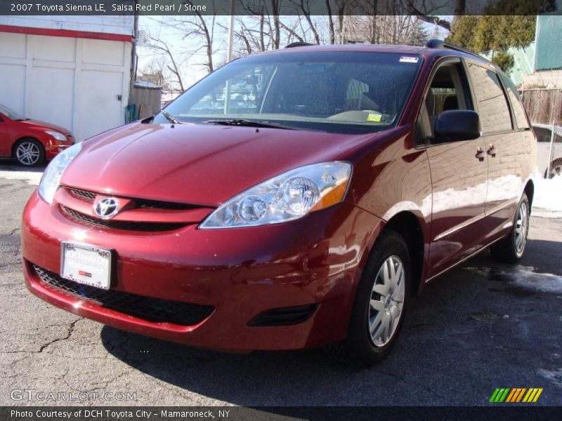 Salsa Red Pearl / Stone 2007 Toyota Sienna LE