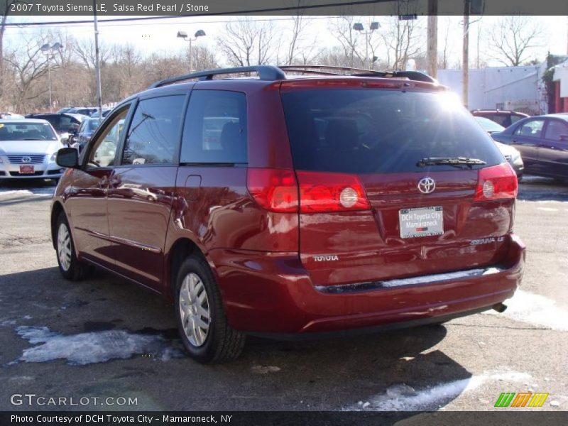 Salsa Red Pearl / Stone 2007 Toyota Sienna LE