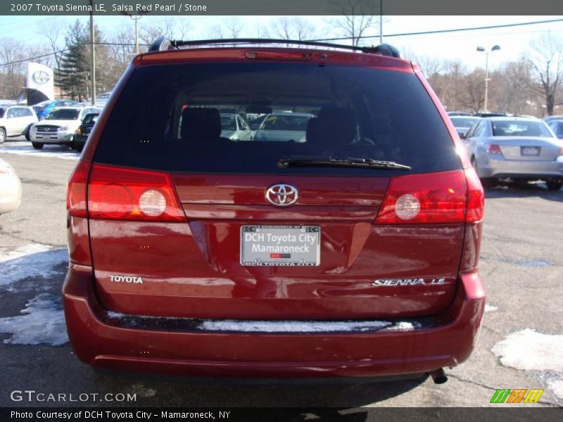 Salsa Red Pearl / Stone 2007 Toyota Sienna LE