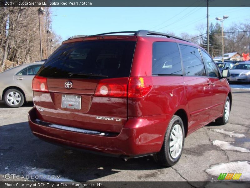 Salsa Red Pearl / Stone 2007 Toyota Sienna LE