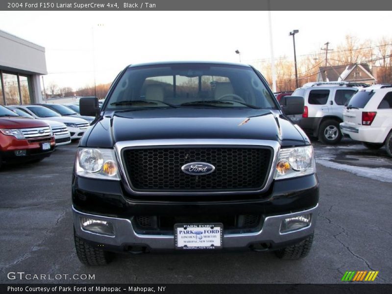 Black / Tan 2004 Ford F150 Lariat SuperCrew 4x4