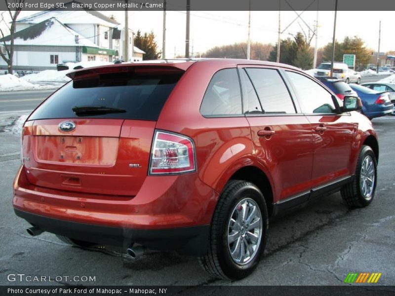 Blazing Copper Metallic / Camel 2008 Ford Edge SEL