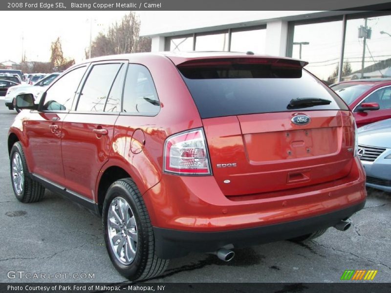 Blazing Copper Metallic / Camel 2008 Ford Edge SEL