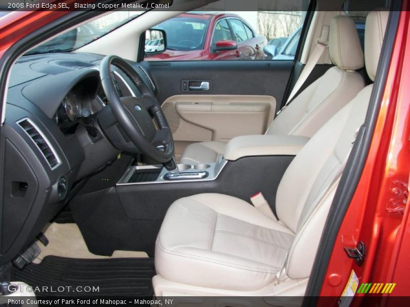 Blazing Copper Metallic / Camel 2008 Ford Edge SEL