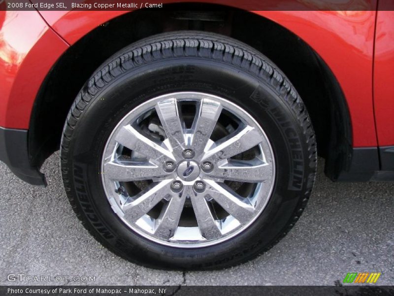 Blazing Copper Metallic / Camel 2008 Ford Edge SEL