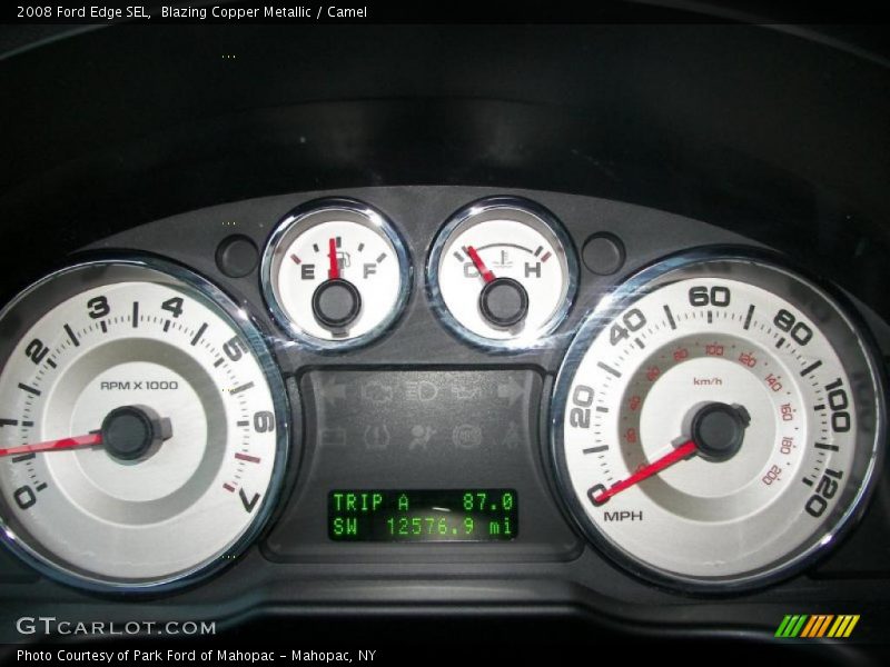 Blazing Copper Metallic / Camel 2008 Ford Edge SEL