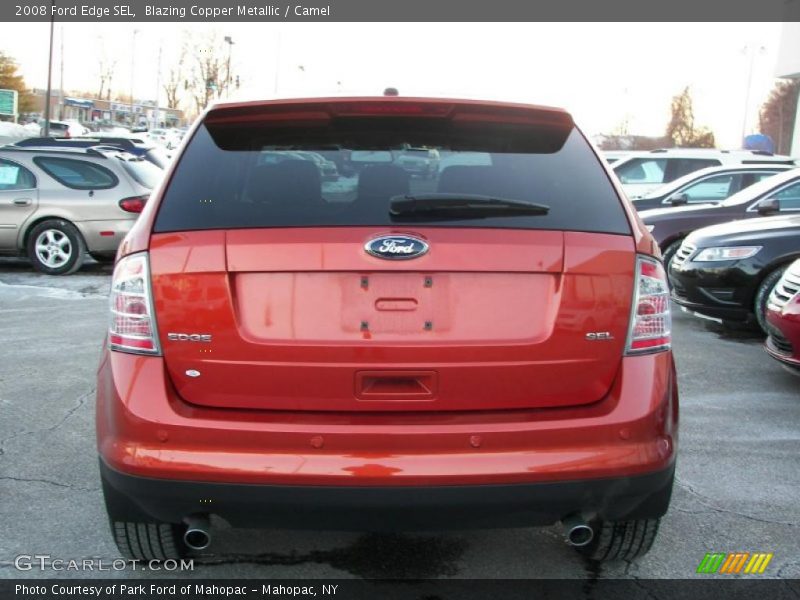 Blazing Copper Metallic / Camel 2008 Ford Edge SEL