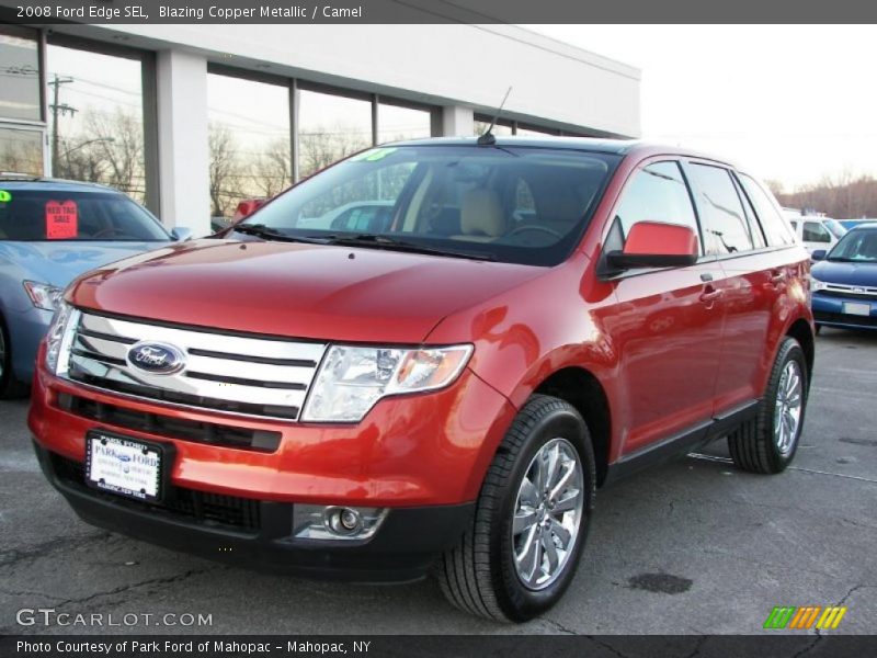 Blazing Copper Metallic / Camel 2008 Ford Edge SEL