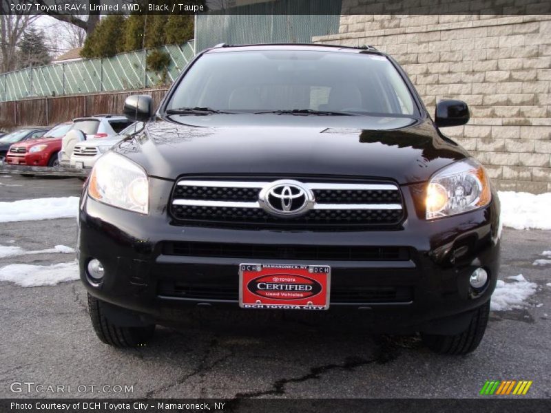 Black / Taupe 2007 Toyota RAV4 Limited 4WD