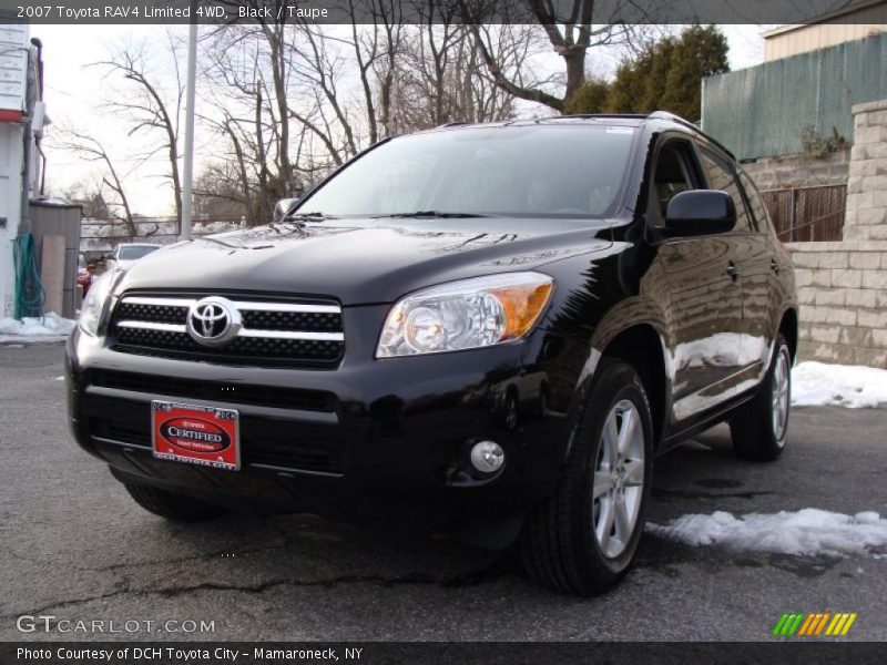Black / Taupe 2007 Toyota RAV4 Limited 4WD