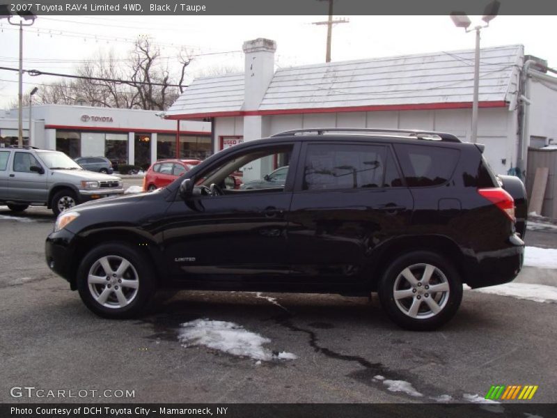Black / Taupe 2007 Toyota RAV4 Limited 4WD