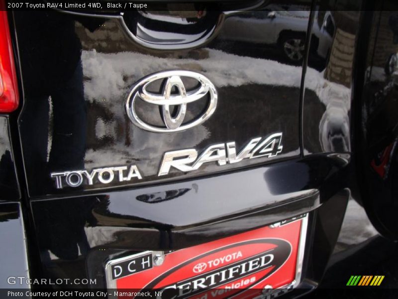 Black / Taupe 2007 Toyota RAV4 Limited 4WD
