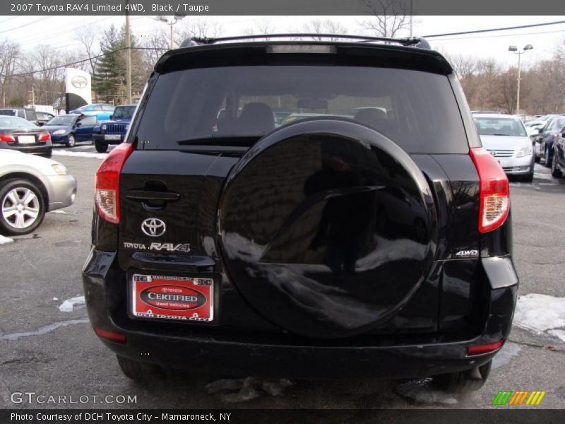 Black / Taupe 2007 Toyota RAV4 Limited 4WD