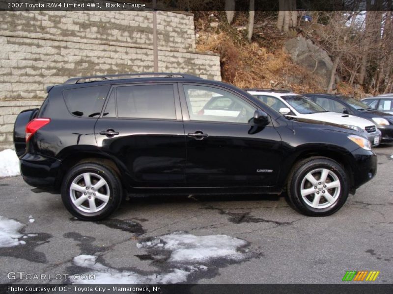 Black / Taupe 2007 Toyota RAV4 Limited 4WD