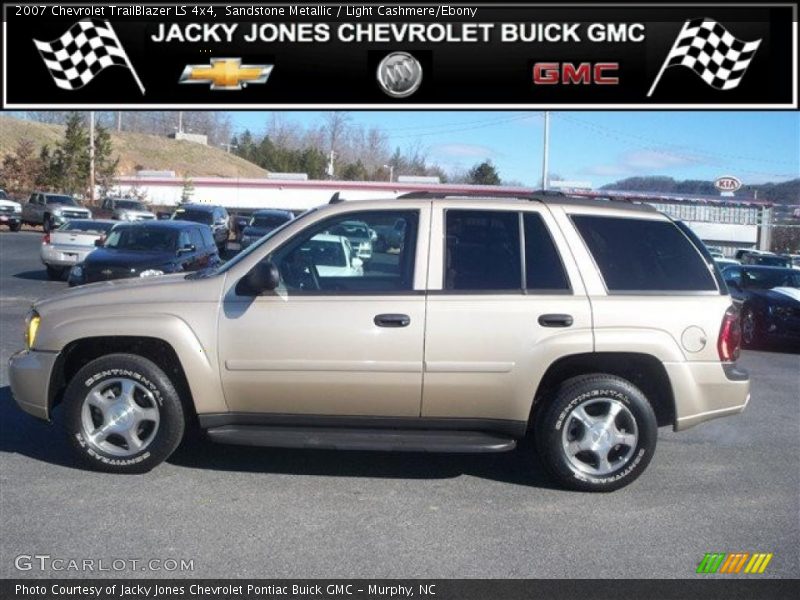 Sandstone Metallic / Light Cashmere/Ebony 2007 Chevrolet TrailBlazer LS 4x4