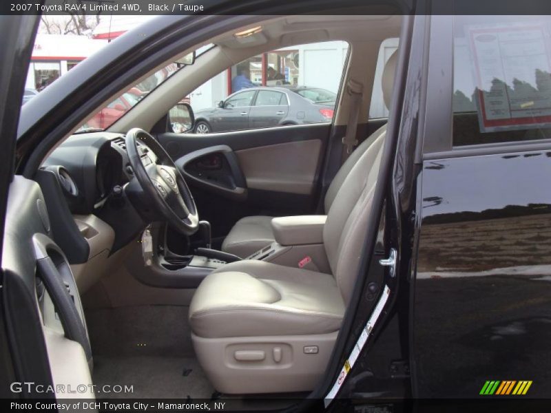 Black / Taupe 2007 Toyota RAV4 Limited 4WD