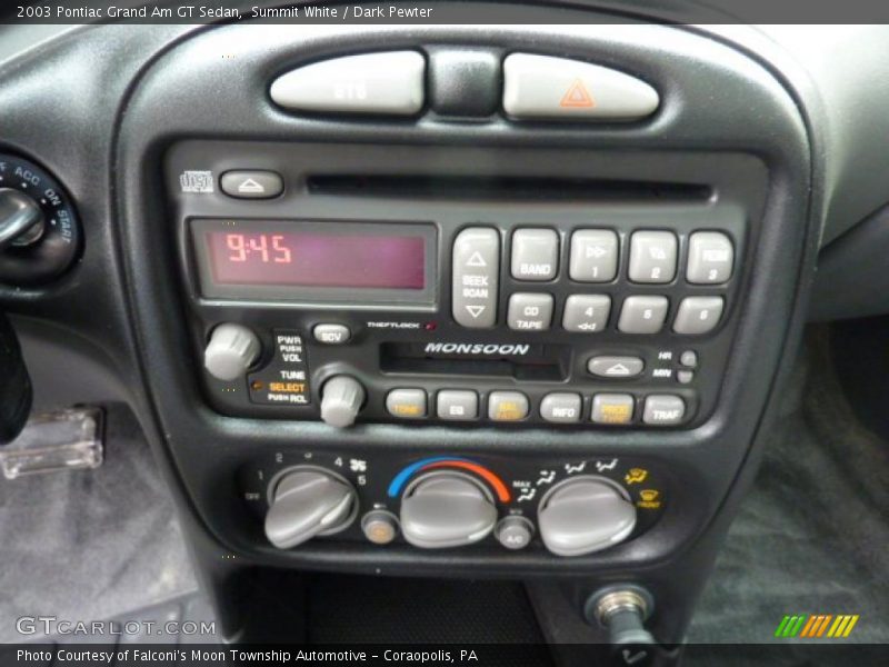 Summit White / Dark Pewter 2003 Pontiac Grand Am GT Sedan