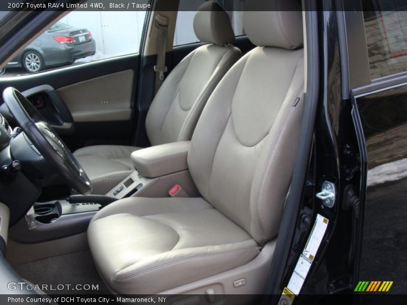 Black / Taupe 2007 Toyota RAV4 Limited 4WD