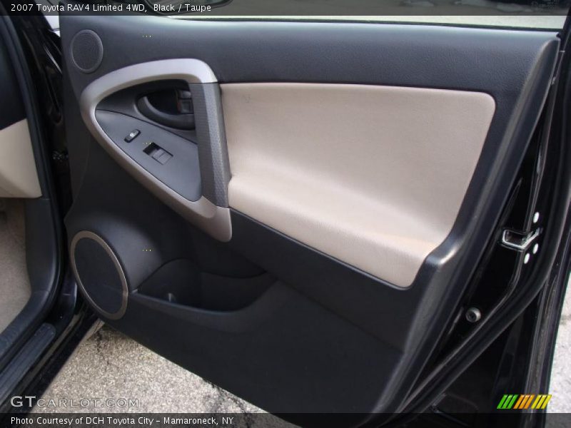 Black / Taupe 2007 Toyota RAV4 Limited 4WD