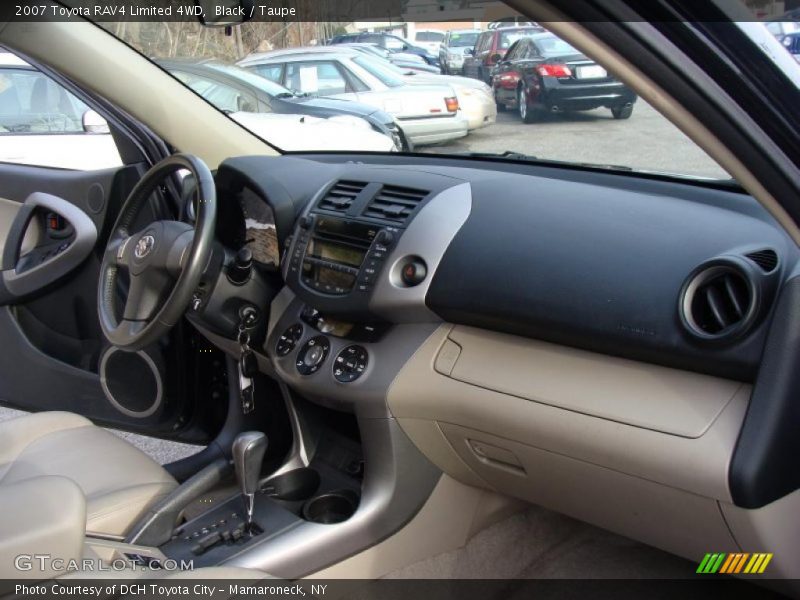 Black / Taupe 2007 Toyota RAV4 Limited 4WD
