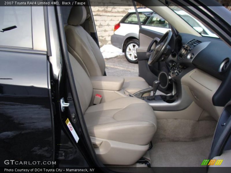 Black / Taupe 2007 Toyota RAV4 Limited 4WD