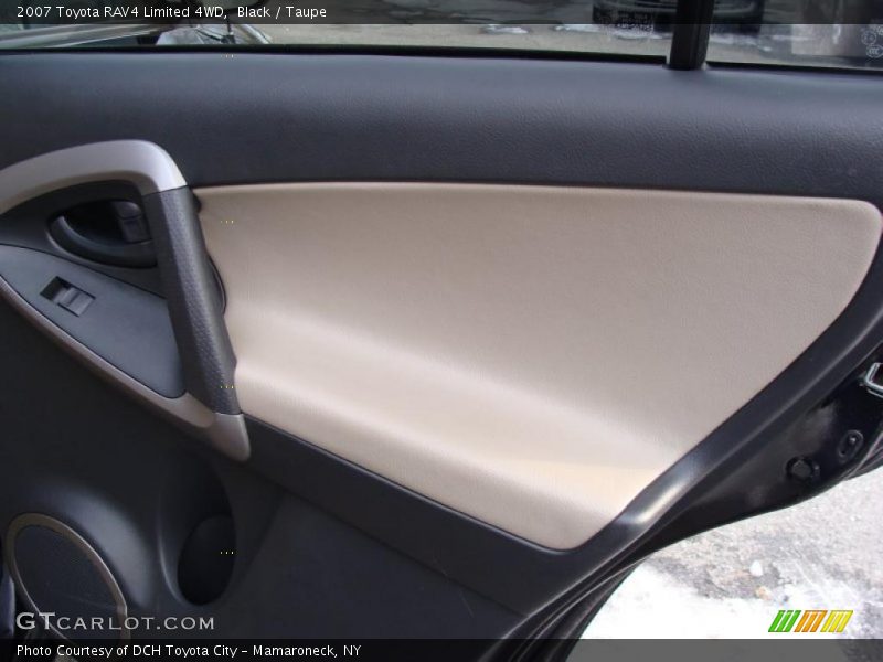 Black / Taupe 2007 Toyota RAV4 Limited 4WD
