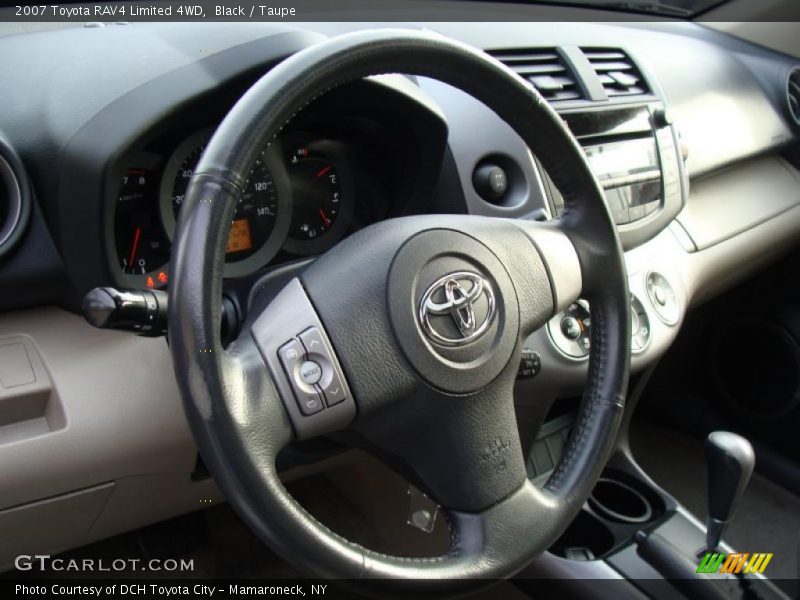 Black / Taupe 2007 Toyota RAV4 Limited 4WD