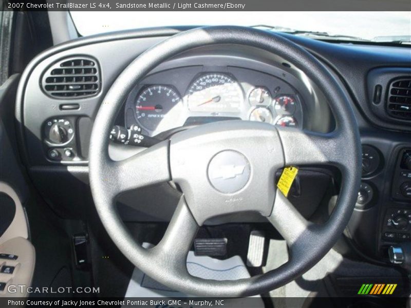 Sandstone Metallic / Light Cashmere/Ebony 2007 Chevrolet TrailBlazer LS 4x4