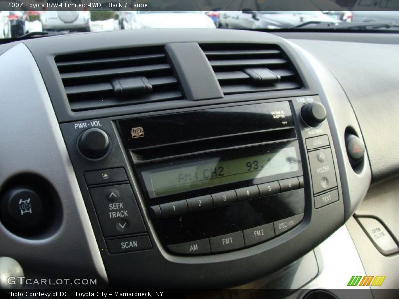 Black / Taupe 2007 Toyota RAV4 Limited 4WD