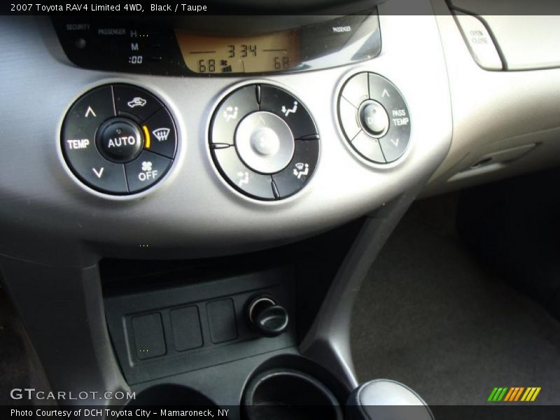 Black / Taupe 2007 Toyota RAV4 Limited 4WD