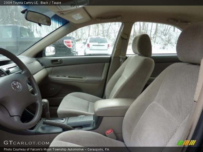 Black / Taupe 2004 Toyota Camry LE