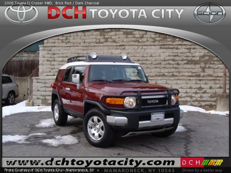 Brick Red / Dark Charcoal 2008 Toyota FJ Cruiser 4WD
