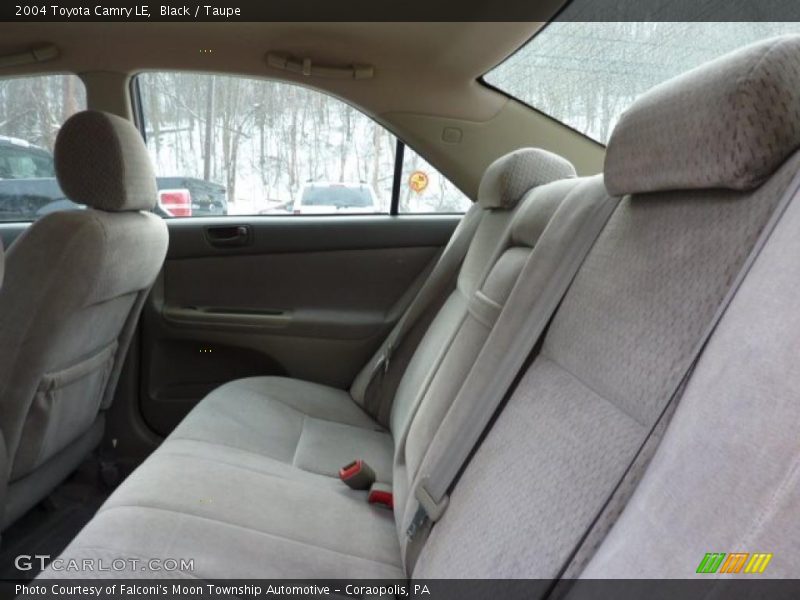 Black / Taupe 2004 Toyota Camry LE