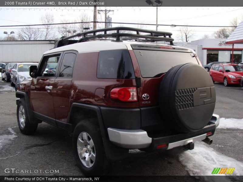 Brick Red / Dark Charcoal 2008 Toyota FJ Cruiser 4WD