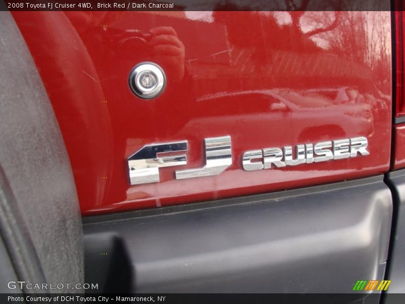 Brick Red / Dark Charcoal 2008 Toyota FJ Cruiser 4WD