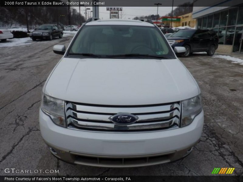 Oxford White / Camel 2008 Ford Taurus X Eddie Bauer