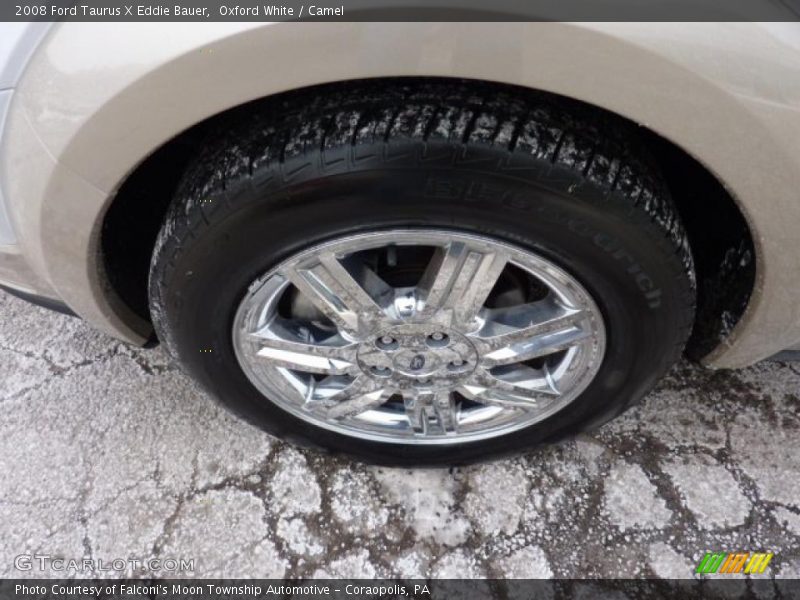 Oxford White / Camel 2008 Ford Taurus X Eddie Bauer