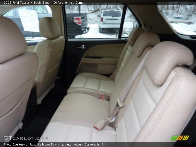Oxford White / Camel 2008 Ford Taurus X Eddie Bauer