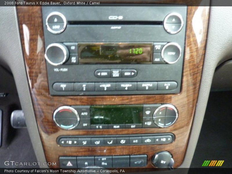Oxford White / Camel 2008 Ford Taurus X Eddie Bauer