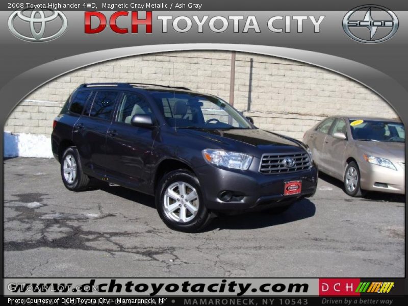 Magnetic Gray Metallic / Ash Gray 2008 Toyota Highlander 4WD