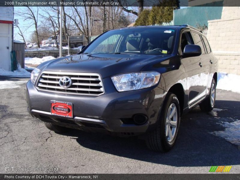 Magnetic Gray Metallic / Ash Gray 2008 Toyota Highlander 4WD
