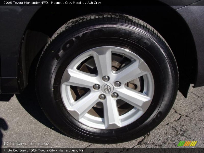 Magnetic Gray Metallic / Ash Gray 2008 Toyota Highlander 4WD