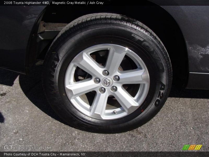 Magnetic Gray Metallic / Ash Gray 2008 Toyota Highlander 4WD