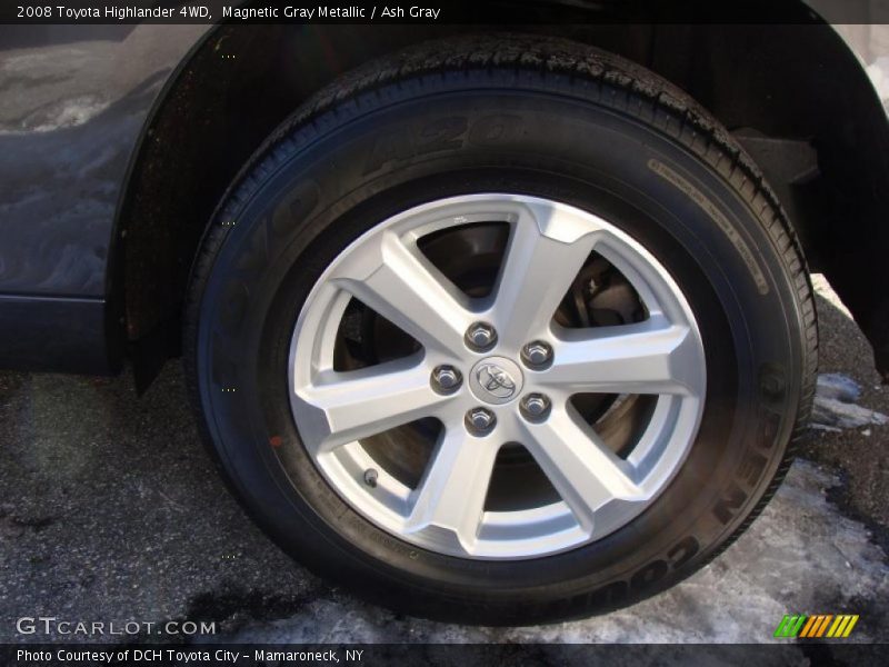 Magnetic Gray Metallic / Ash Gray 2008 Toyota Highlander 4WD