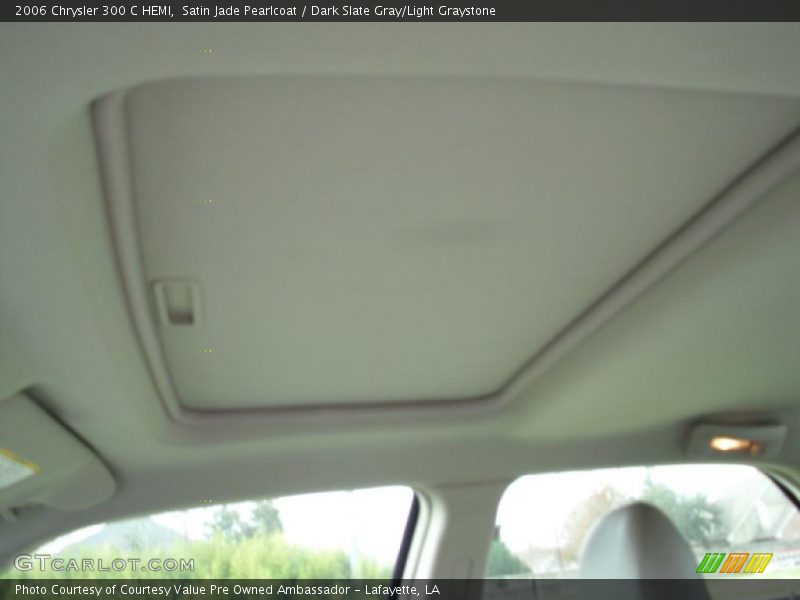 Satin Jade Pearlcoat / Dark Slate Gray/Light Graystone 2006 Chrysler 300 C HEMI